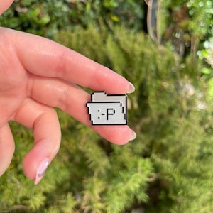 Computer File Enamel Pin