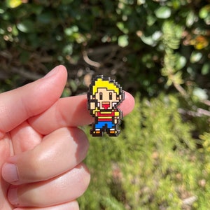 Lucas Mother 3 Enamel Pin | Retro Gamer, Gamer gift