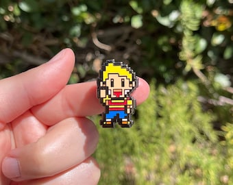 Lucas Mother 3 Enamel Pin | Retro Gamer, Gamer gift