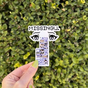 MissingU-sticker