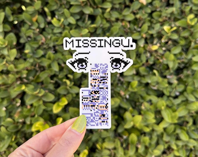 MissingU Sticker