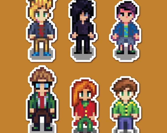 Stardew Valley Bachelor Stickers