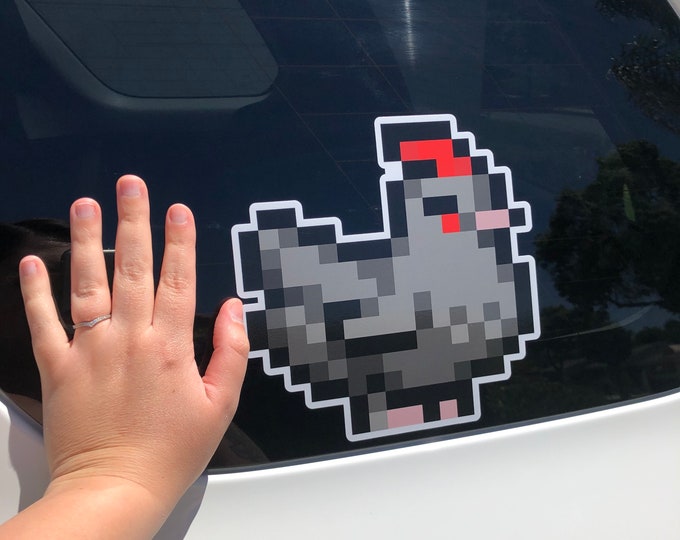 GIANT Stardew Valley Void Chicken Sticker- 8”