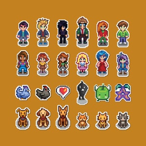 Stardew Valley Sticker pack! Choose any 5