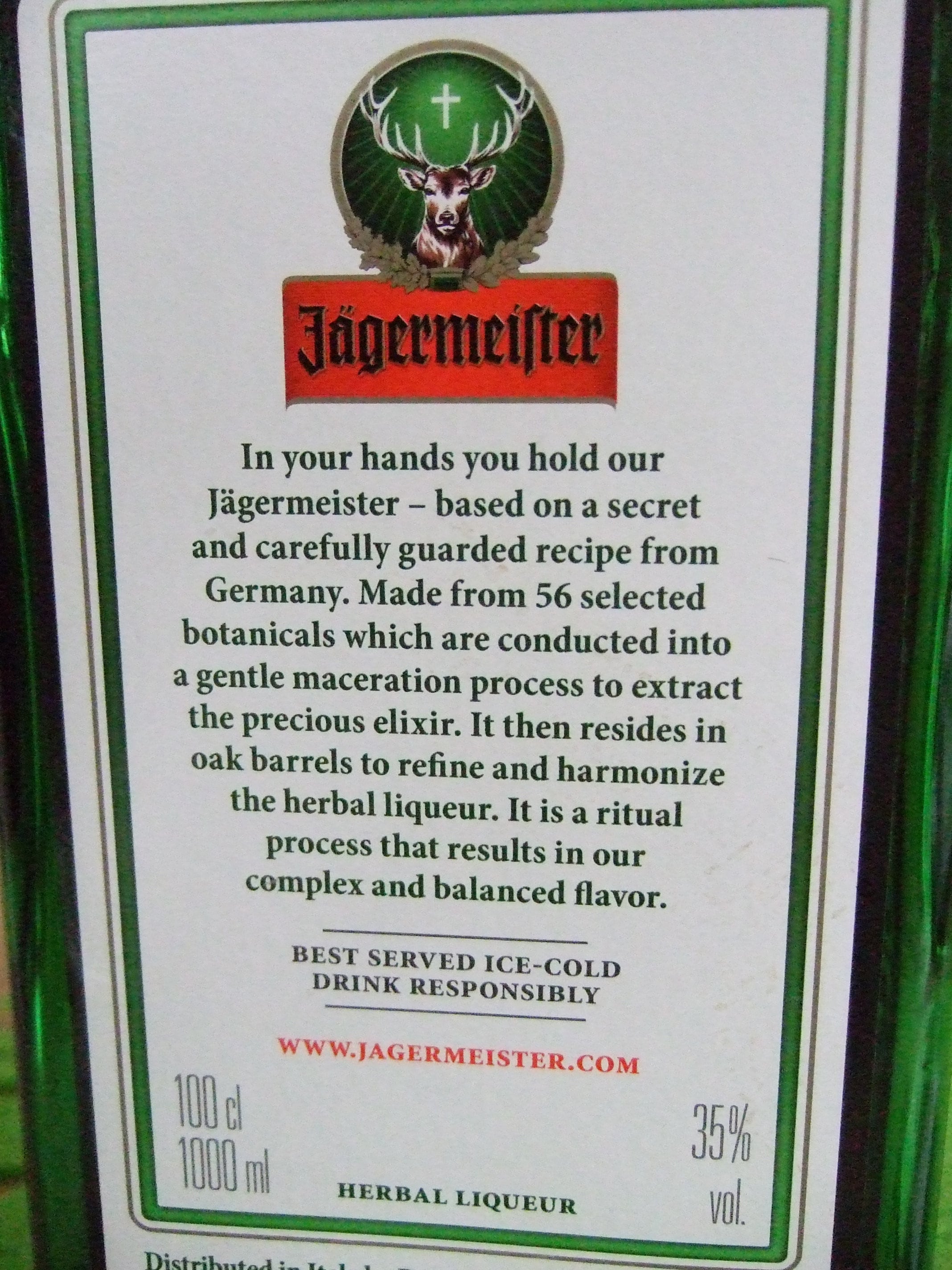 Jägermeister Flasche mit 100 LED beleuchtet in weiß oder bunt Etsy