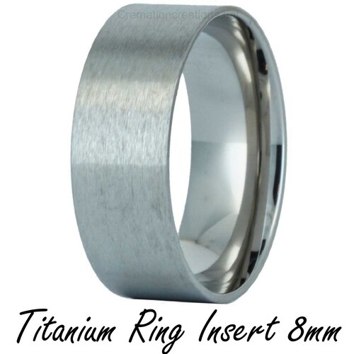 Titanium Ring Core Insert 8mm | Etsy
