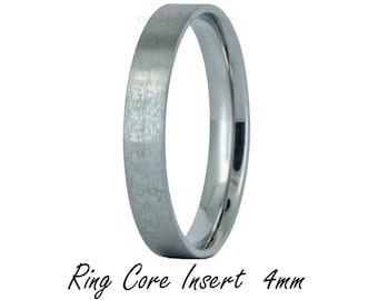 Stainless Steel Ring INSERT  -  4mm