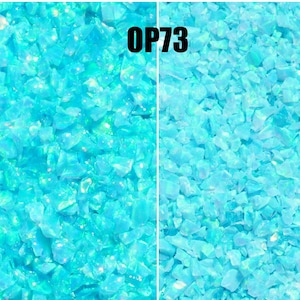 Crushed Opal - OP73 - Light Turquoise Blue - 1 Gram