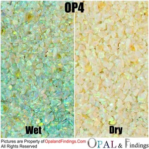 Crushed Opal - OP04 -  Lemon Yellow - 1 Gram
