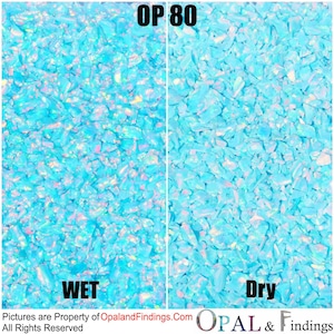 Crushed Opal - OP80 - Fire Turquoise - 1 Gram