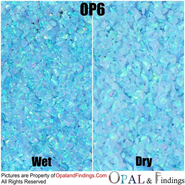 Crushed Opal - OP06 - Azure - 1 Gram