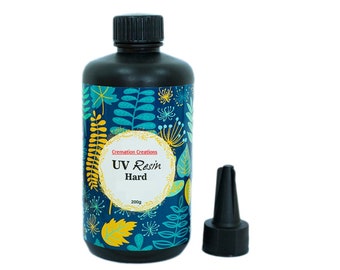 UV Resin: Clear Hard Coating for Jewelry Making - 8 OZ