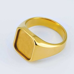 Mens tungsten signet ring store