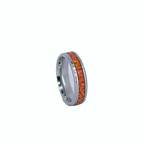 Cremation Jewelry - Opal # 31 & Ash Ring - Mexico Opal - Free shops Engraving