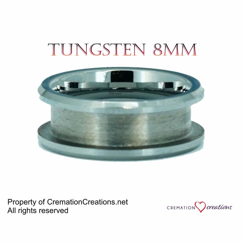 Tungsten Ring Core Blank 8mm Etsy