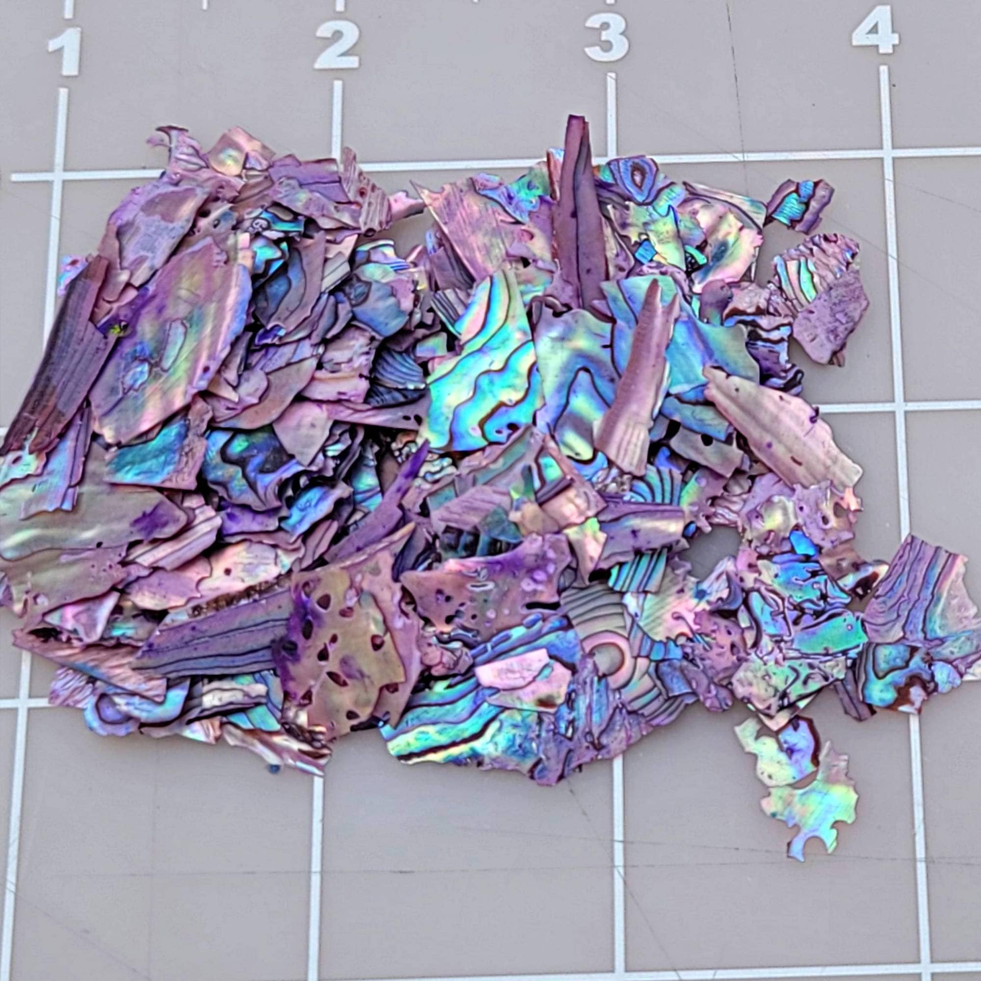 Purple Mother of Pearl Crushed Abalone Shell 10g - Etsy 日本