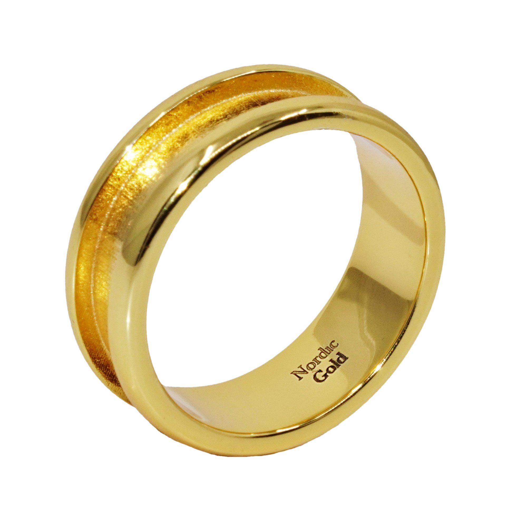 指輪・リング Slot Gold-Plated Ring Core Gold Plated Tungsten Ring Blank | Ring Blanks | Ring Blanks