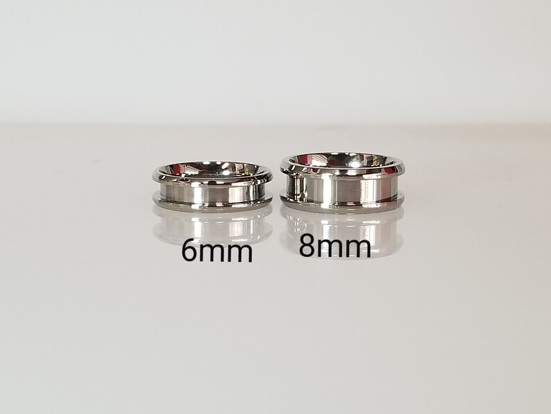 Bulk Ring Core Blanks 6mm 5 Pack Stainless Steel Etsy