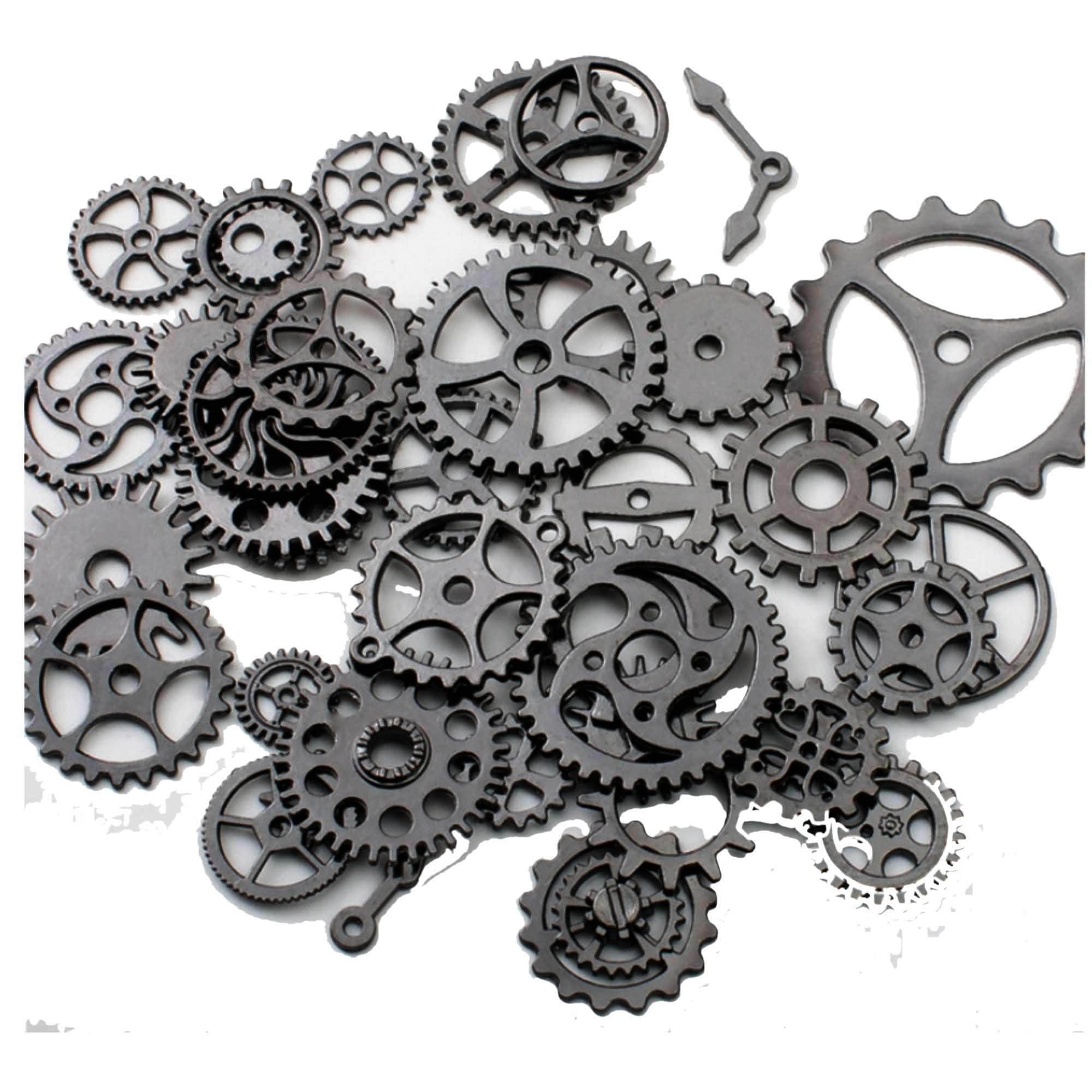 Steampunk Cogs and Gears Charm Pendants - Etsy