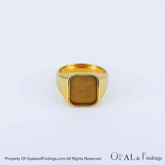 Tungsten signet best sale ring