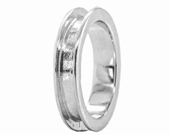 4mm Argentium Silver Ring Core Blank