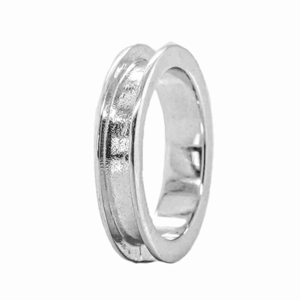 4mm Argentium Silver Ring Core Blank