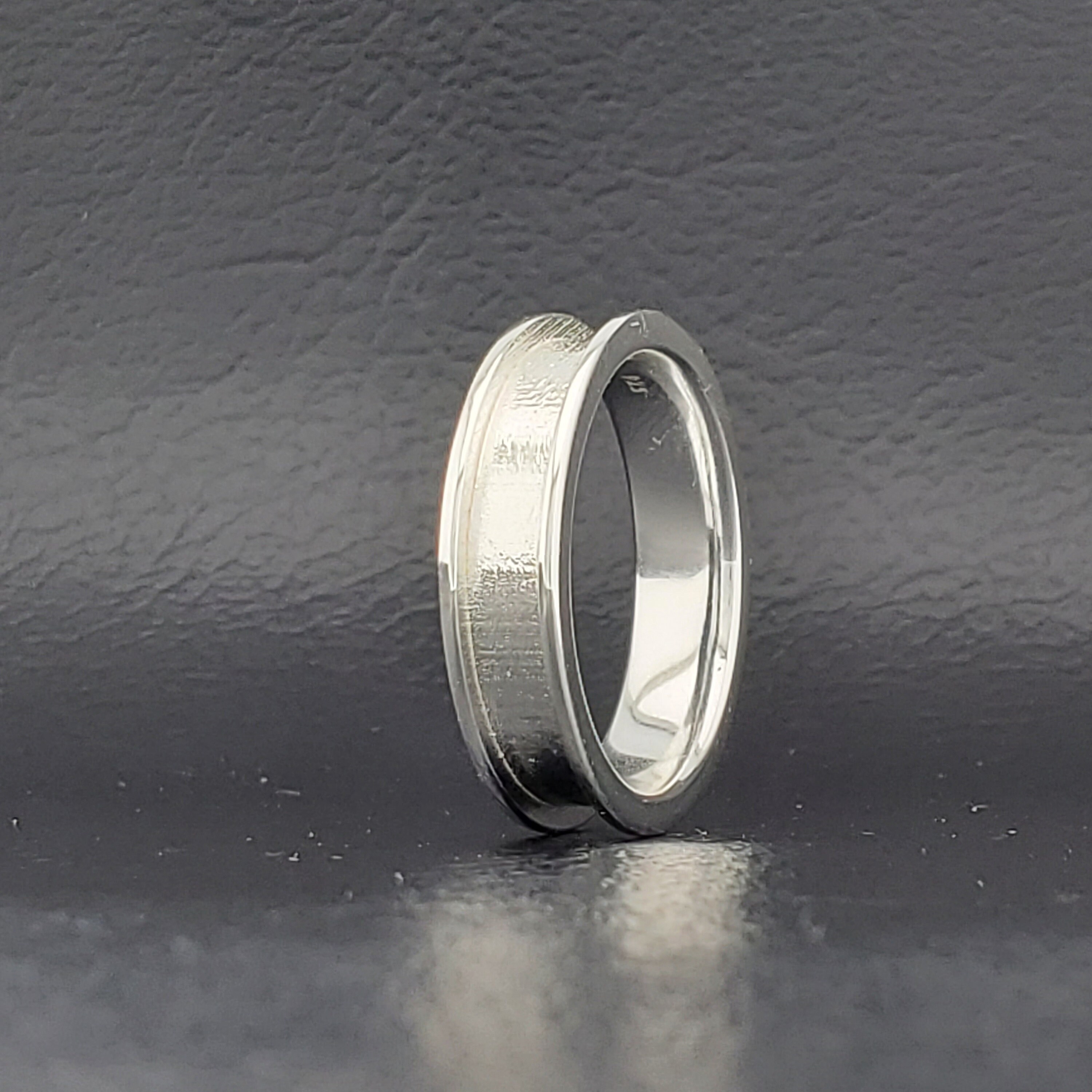Sterling Silver Channel Ring Blanks - Etsy