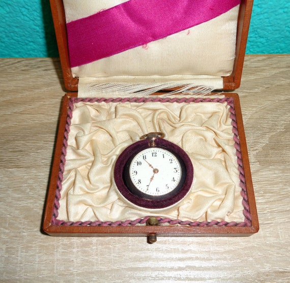 Remontoir-cylindre 6 Rubis-800s Silver-pocket Watch Case | Etsy Denmark