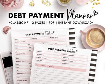 Planify Pro, Classic HP, Debt Payment Tracker