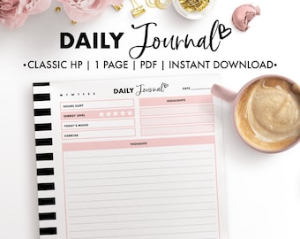 Planify Pro, Classic HP, Daily Journal