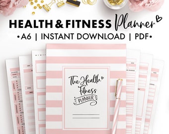 Planify Pro, A6, Health and Fitness Planner