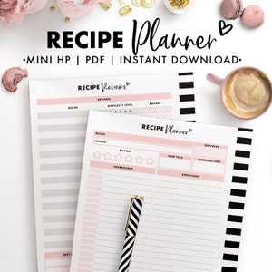 Planify Pro, Mini HP, Recipe Planner