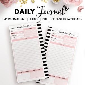 Planify Pro, Personal Size, Daily Journal