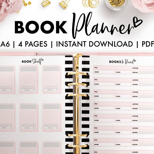 A6 Ring Inserts Printable A6 Ring TN Planner Printable Etsy