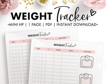 Planify Pro, Mini HP, Weight Tracker