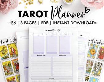 Planify Pro, B6, Tarot Planner in Lavender