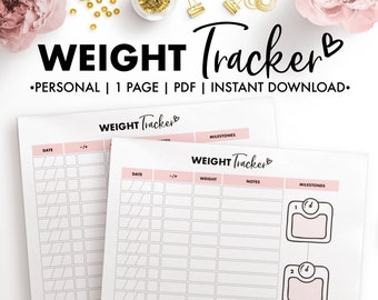 Planify Pro, Personal Size, Weight Tracker