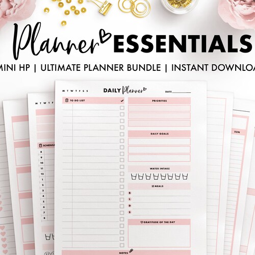 Mini HP Daily Planner Lavender Etsy