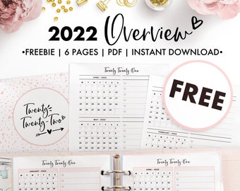 Planify Pro, FREEBIE! 2022 Calendar Planner