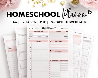 Planify Pro, A6, Homeschool Planner