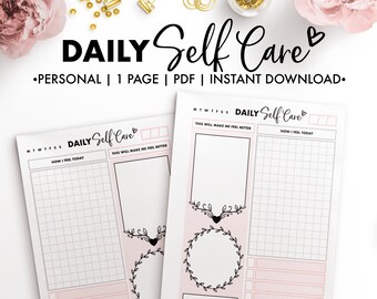 Planify Pro, Personal Size, Daily Self Care