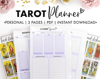 Planify Pro, Personal, Tarot Planner in Lavender