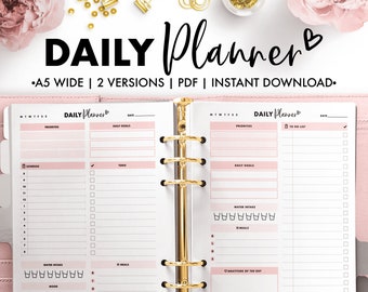 Planify Pro, A5 Wide, Daily Planner