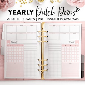 Planify Pro, Mini HP, Yearly Dutch Doors