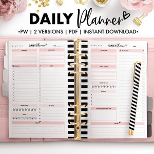 Planify Pro, Personal Wide, Daily Planner