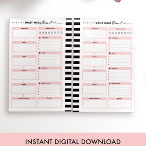 Mini HP Meal Planner - Etsy