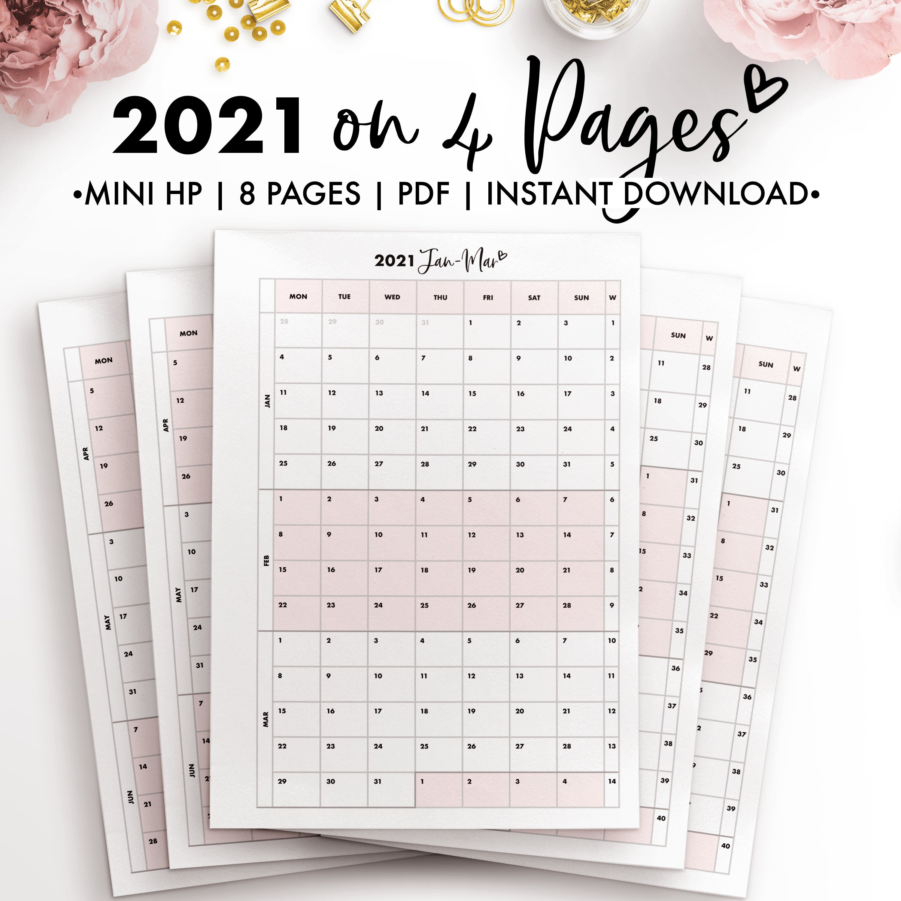 mini calendar pages mini calendar pages