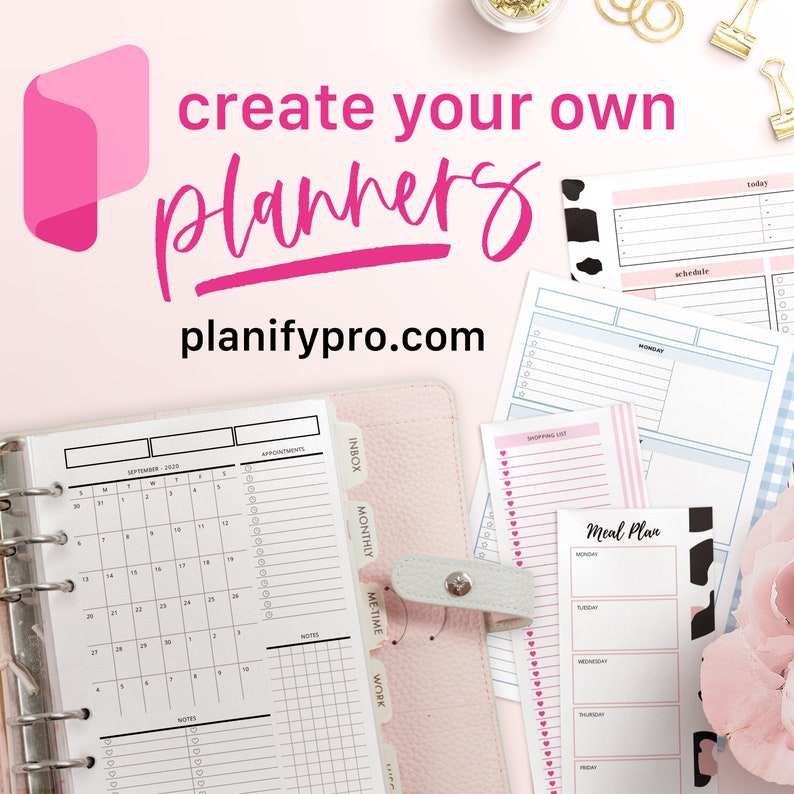 NEW Custom Planners With Planify Pro Etsy