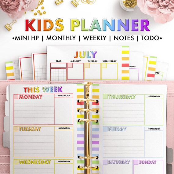Planify Pro, Mini HP, Kids Planner