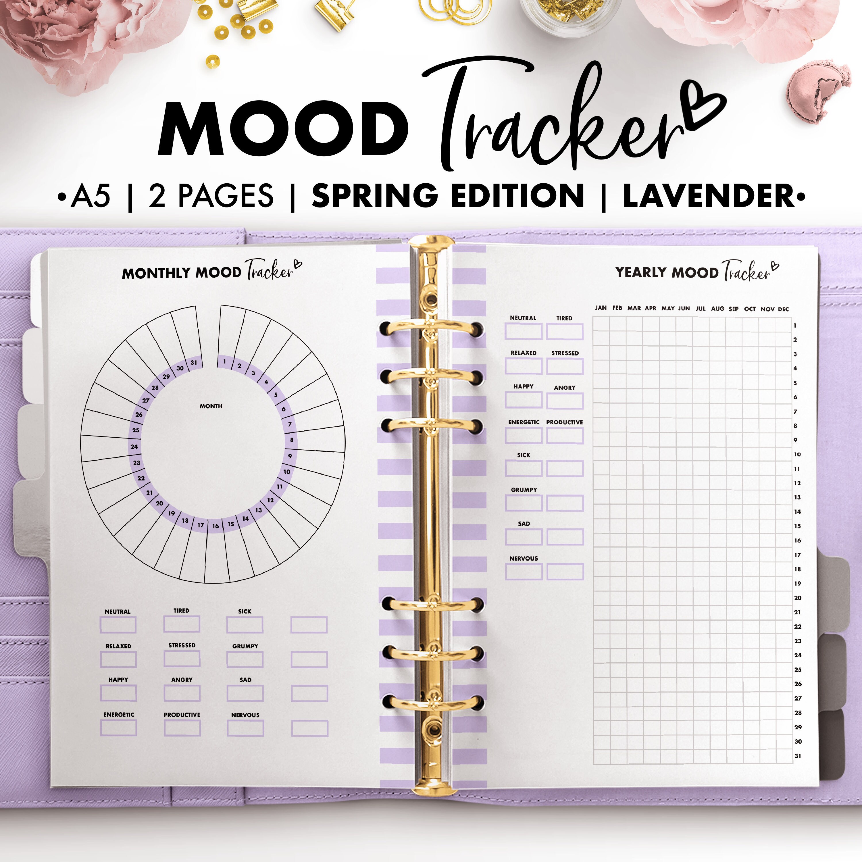 A5 Mood Tracker | Etsy
